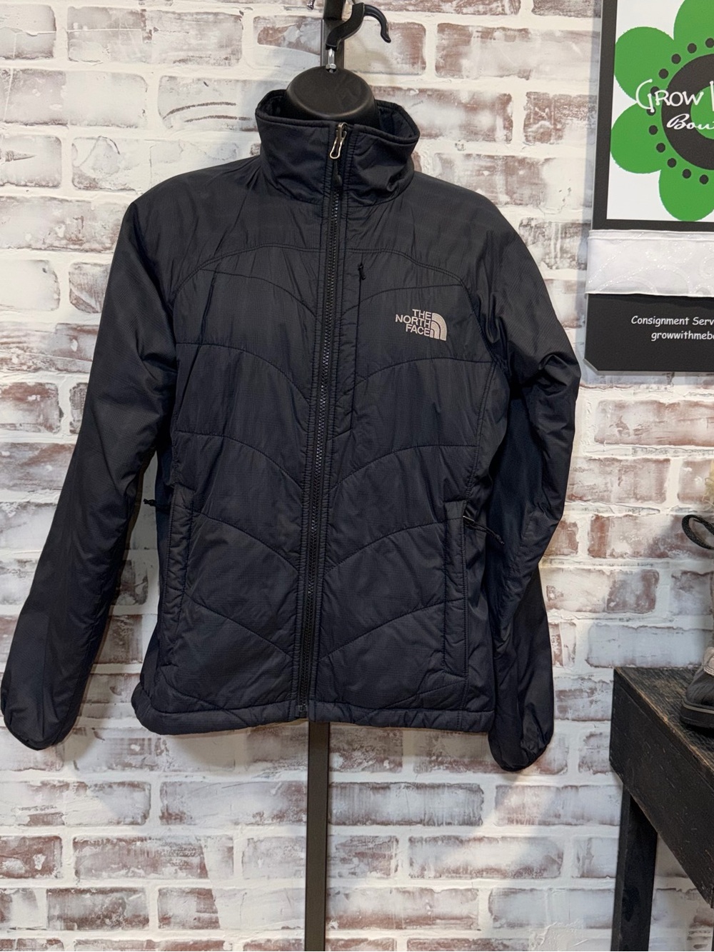The North Face Black Quilted Lightweight Puffer Jacket